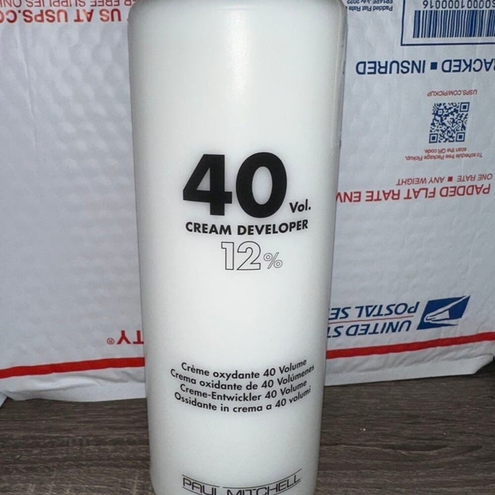 Paul Mitchell 40 Volume Cream Developer 12% Hydrogen Peroxide Hair Color 33.8oz